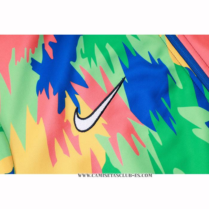 Chandal de Chaqueta del Brasil Nino 25-26 Multicolor